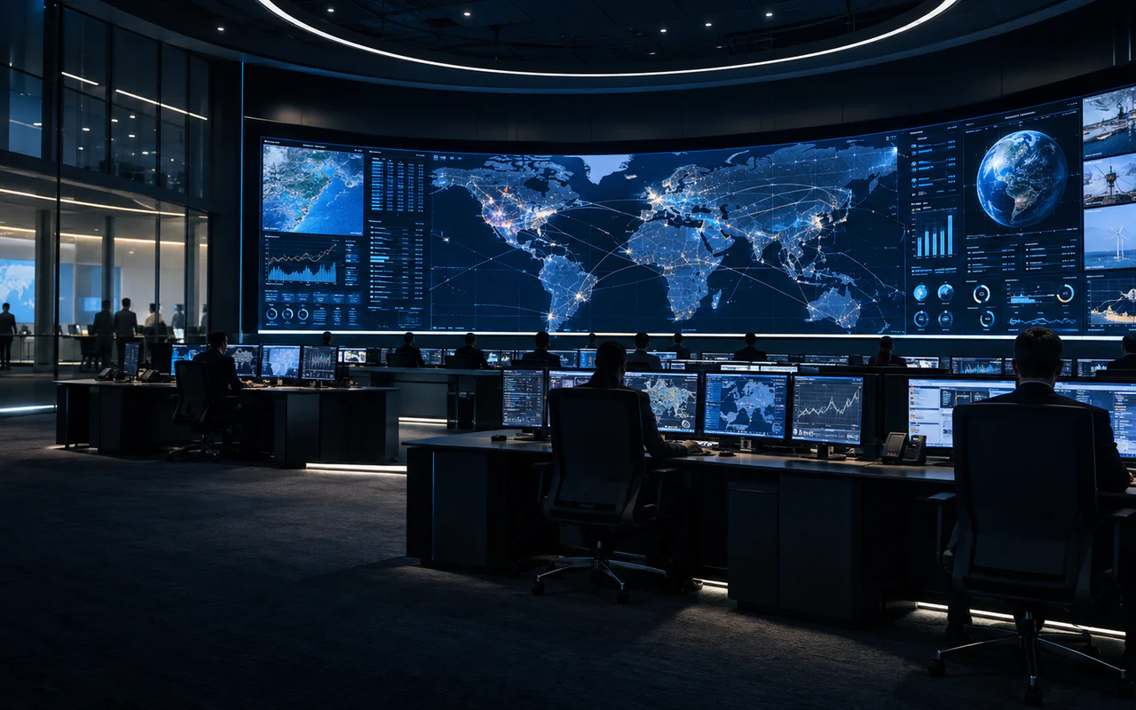 Industrial & Control Centres powered by professional technology